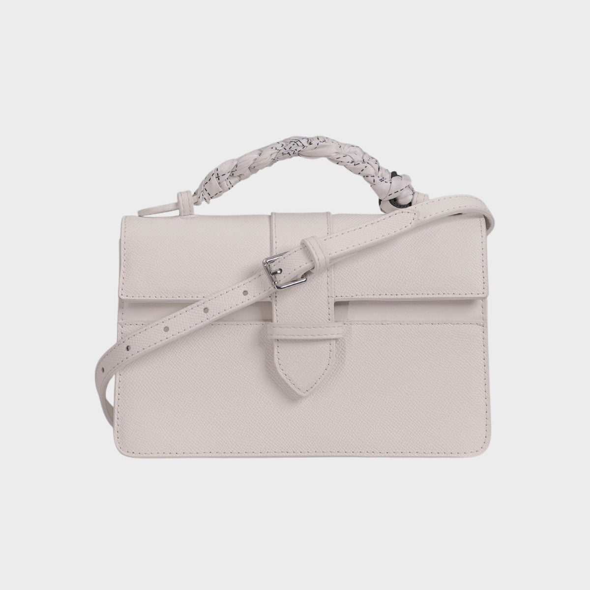 Chez La Mer Lille Bag White Epsom leather