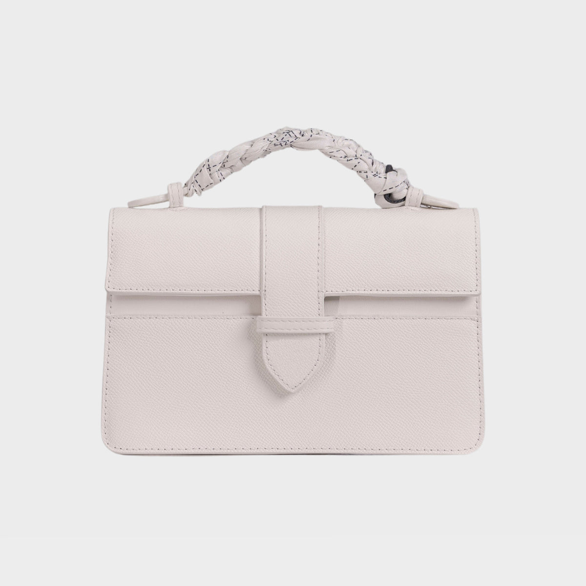 Chez La Mer Lille Bag White Epsom leather