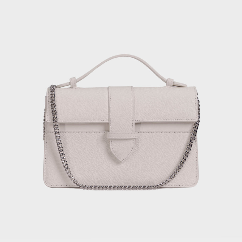 Chez La Mer Lille Bag White Epsom leather