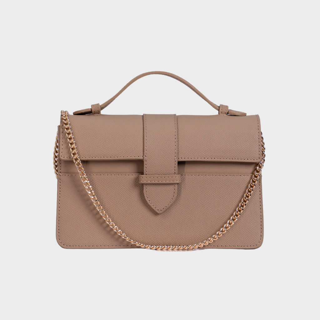Chez La Mer Lille Bag Nude Epsom leather