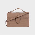 Chez La Mer Lille Bag Crocodile Nude leather