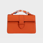 Chez La Mer Lille Bag Orange Epsom Leather