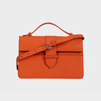 Chez La Mer Lille Bag Orange Epsom Leather