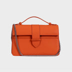 Chez La Mer Lille Bag Orange Epsom Leather