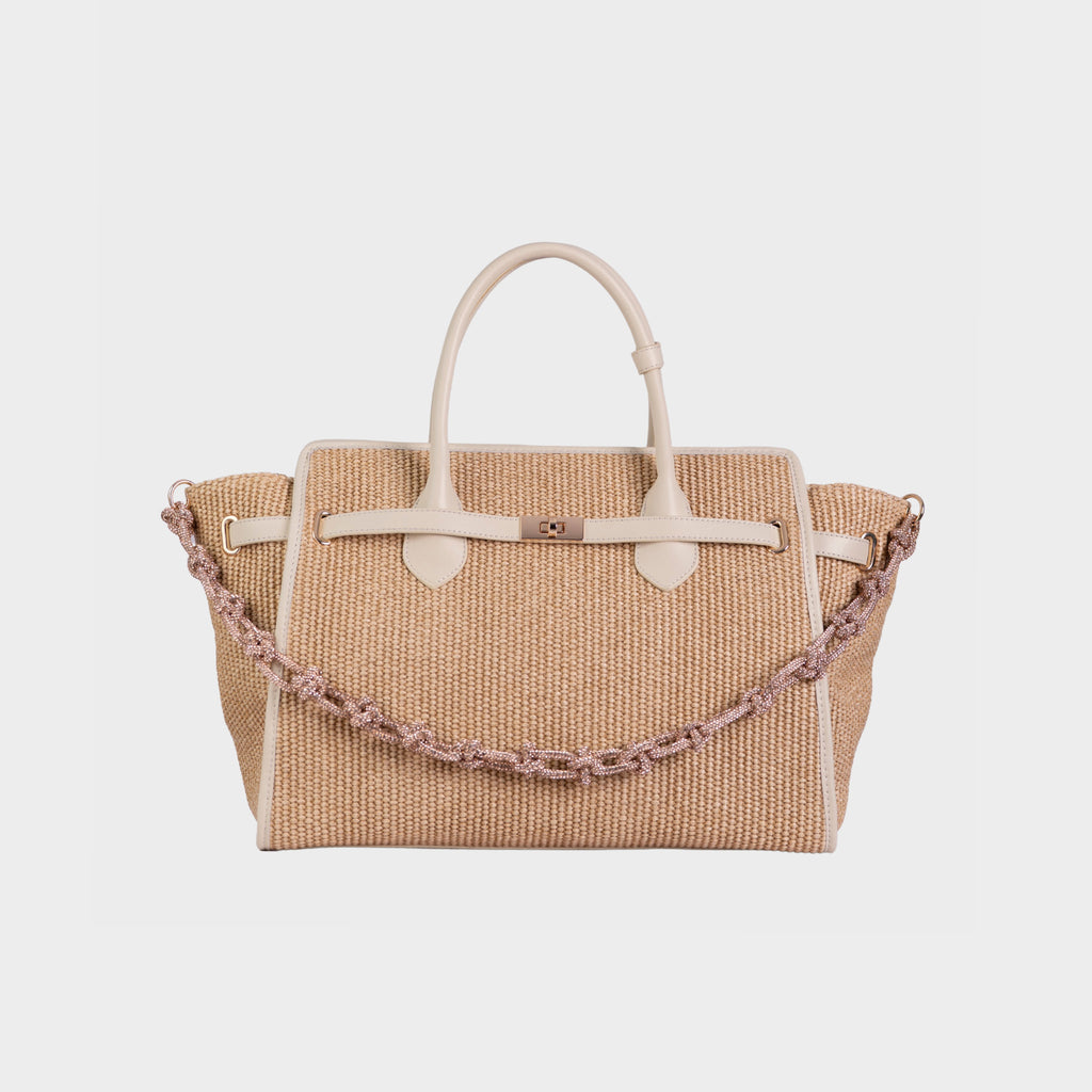Chez La Mer La Provence Bag Medium Off White