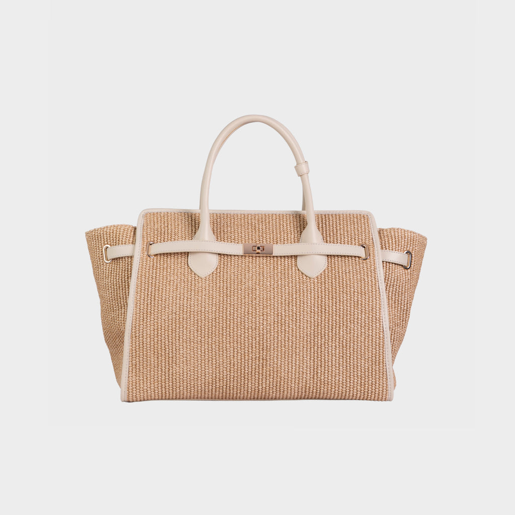 Chez La Mer La Provence Bag Medium Off White
