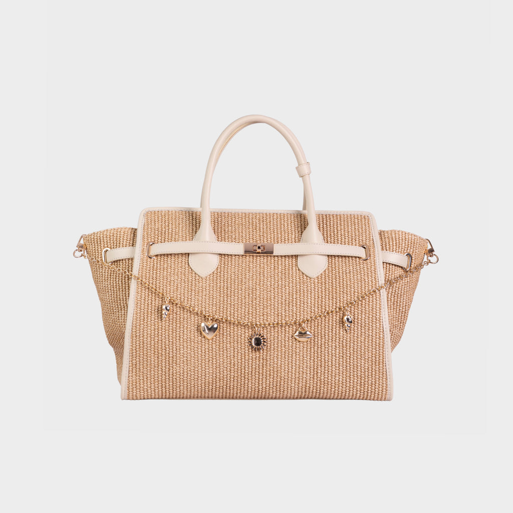 Chez La Mer La Provence Bag Medium Off White