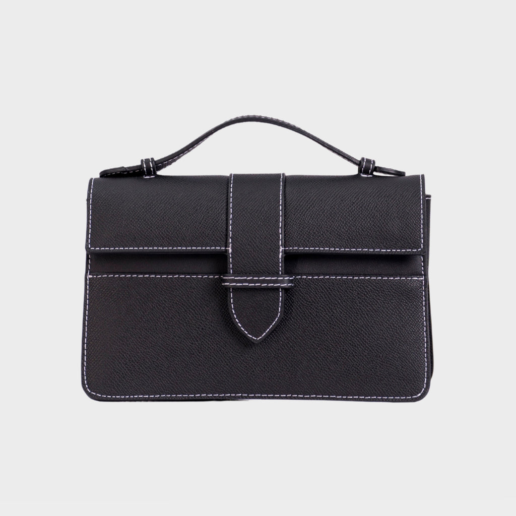 Chez La Mer Lille Bag Black Epsom leather