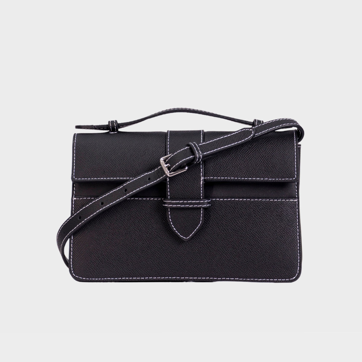 Chez La Mer Lille Bag Black Epsom leather