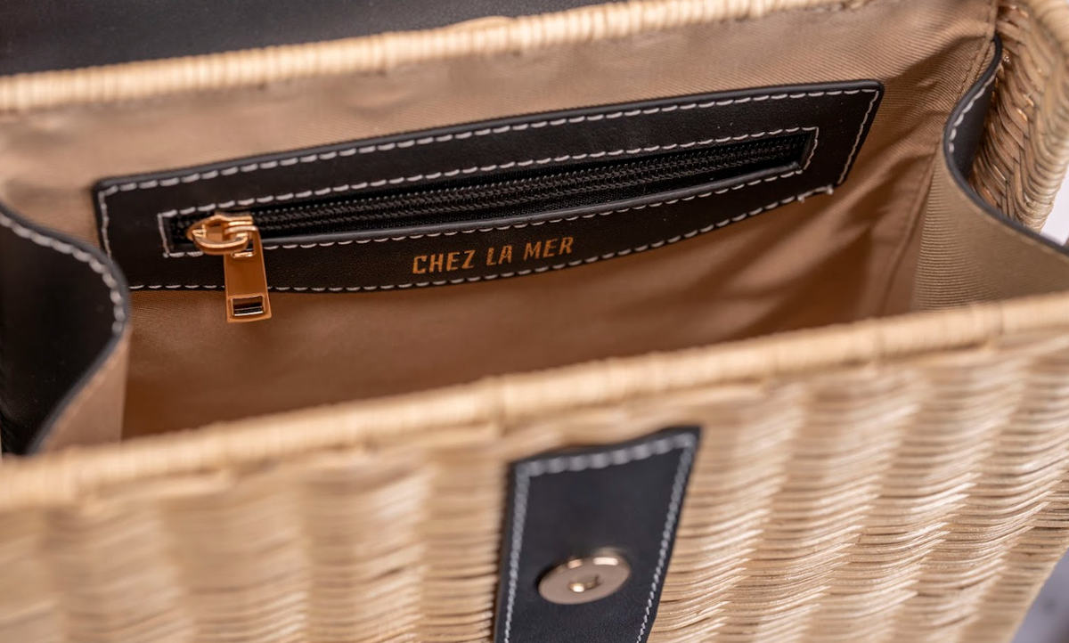 Chez La Mer Étienne Bag Black