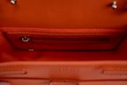 Chez La Mer Lille Bag Orange Epsom Leather