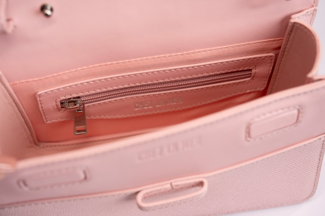 Chez La Mer Lille Bag Blush Epsom leather