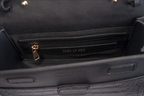 Chez La Mer Lille Bag Crocodile Black leather
