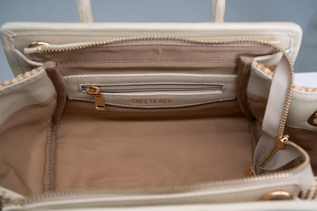 Chez La Mer La Provence Bag Mini Off White