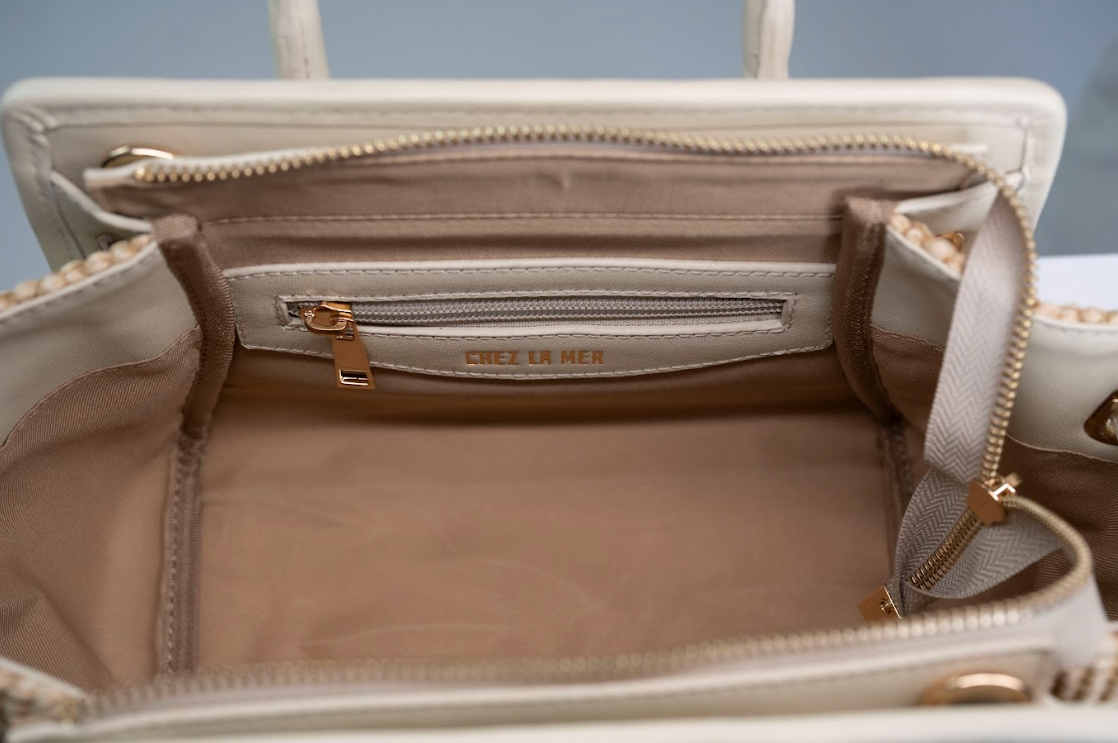 Chez La Mer La Provence Bag Mini Off White