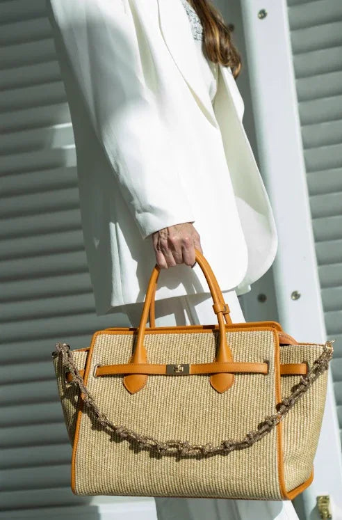 Chez La Mer La Provence Bag Medium Camel
