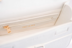 Chez La Mer Lille Bag Crocodile White leather