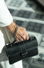 Chez La Mer Lille Bag Black Epsom leather