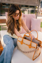 Chez La Mer La Provence Bag Medium Camel