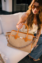 Chez La Mer La Provence Bag Medium Camel