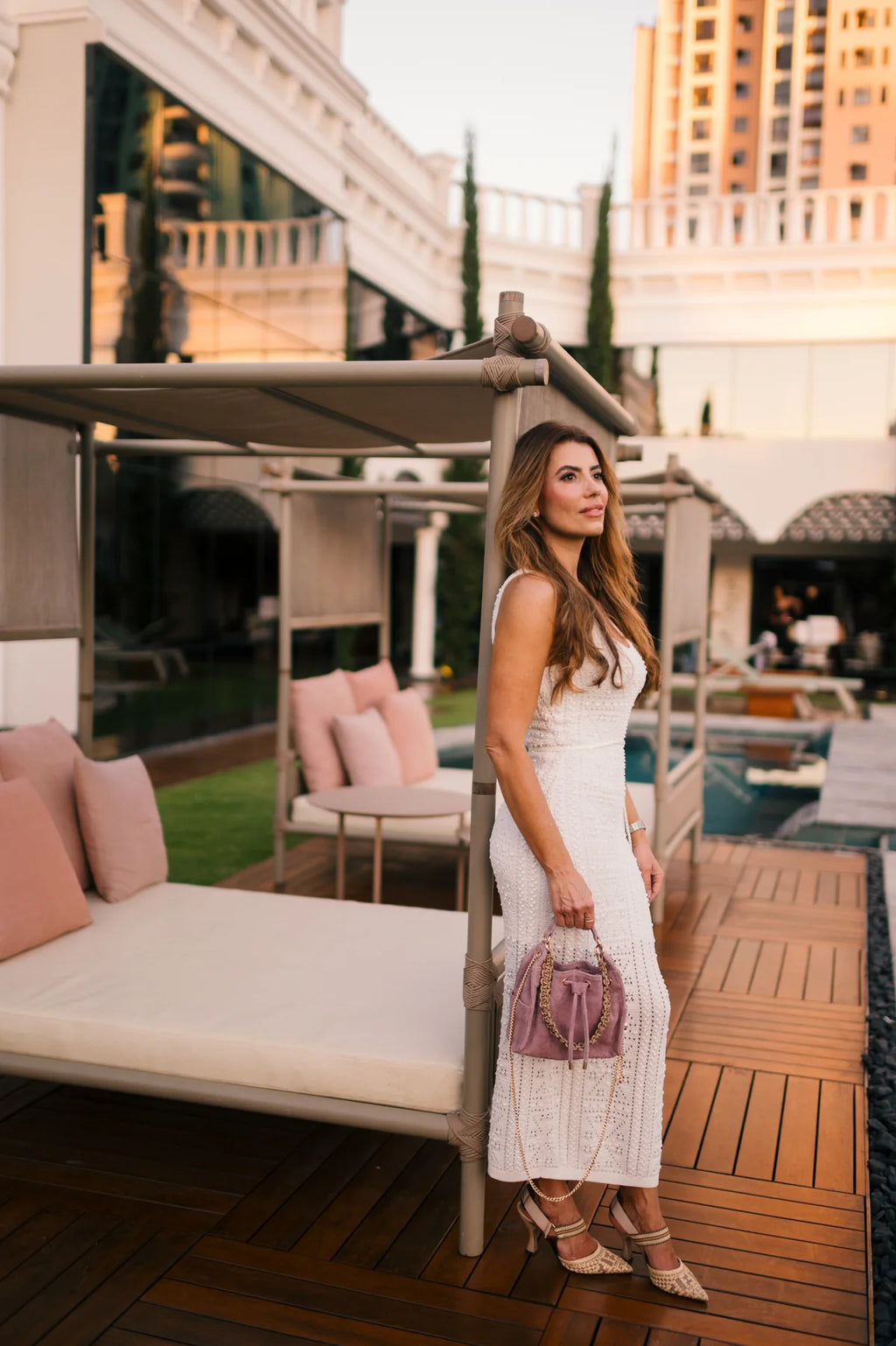 Chez La Mer Méribel Bag Blush mini