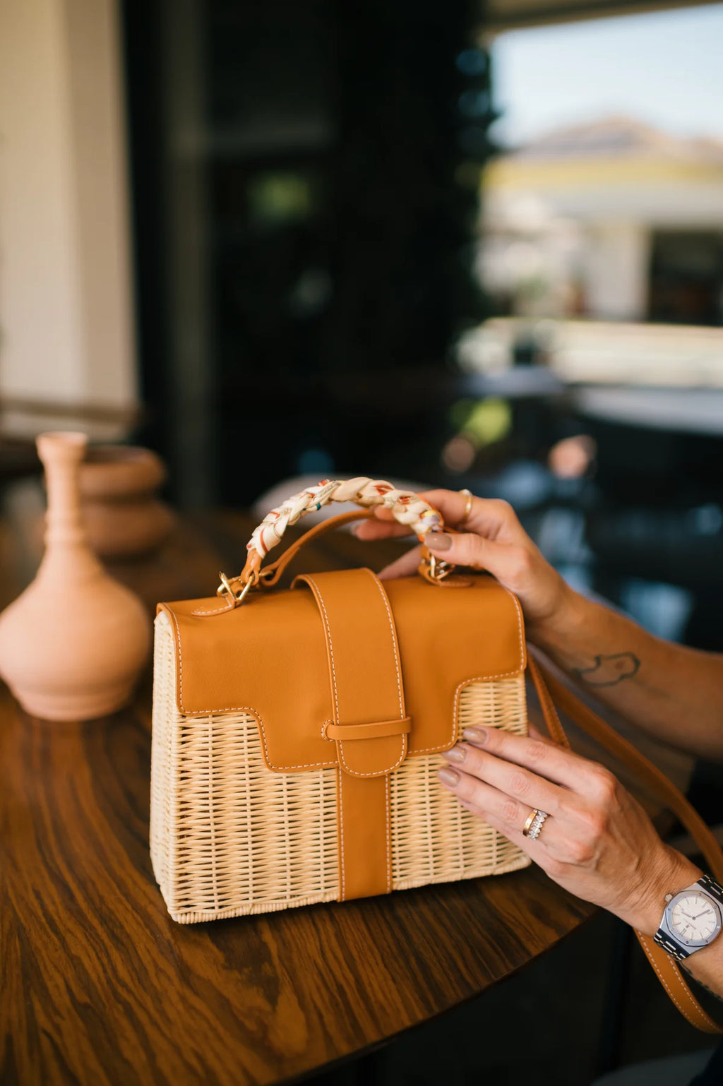 Chez La Mer Étienne Bag Camel