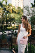 Chez La Mer Lille Bag Blush Epsom leather