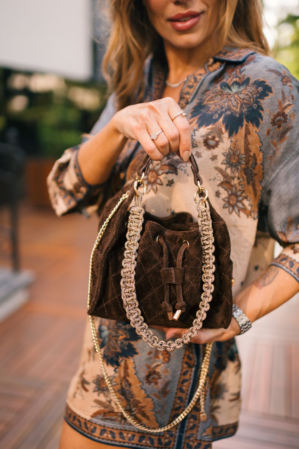 Chez La Mer Méribel Bag Mocha mini