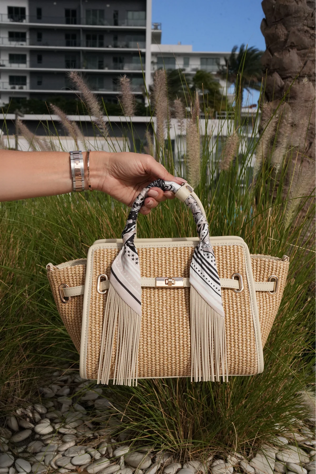 Chez La Mer La Provence Bag Mini Off White
