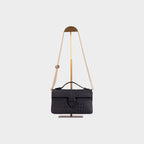 Chez La Mer Lille Bag Crocodile Black leather