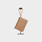 Chez La Mer La Provence Clutch Camel
