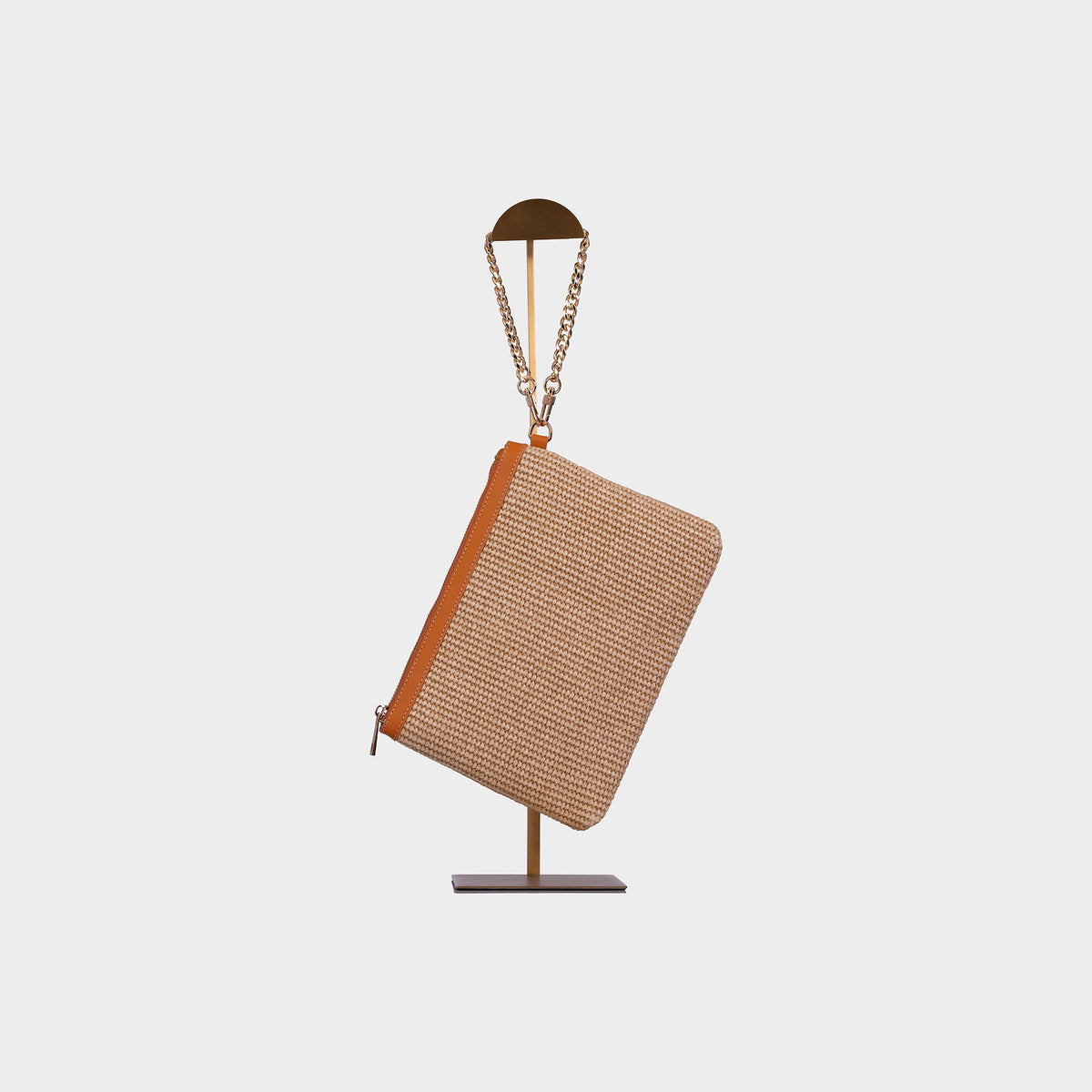 Chez La Mer La Provence Clutch Camel