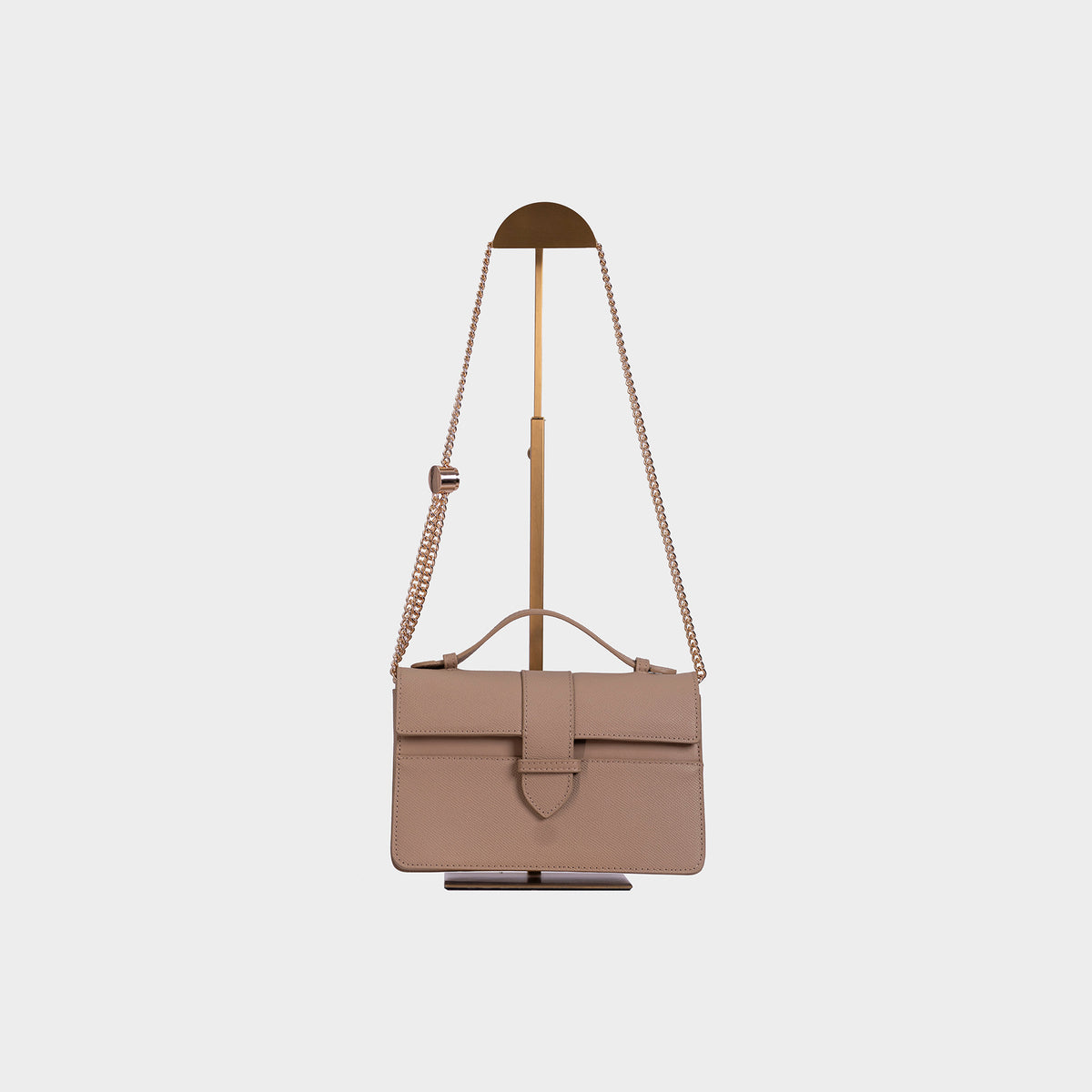 Chez La Mer Lille Bag Nude Epsom leather
