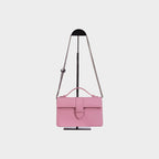 Chez La Mer Lille Bag Crocodile Pink leather