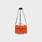 Chez La Mer Lille Bag Orange Epsom Leather