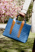 Chez La Mer Saint Tropez medium Bag in Dark Denim