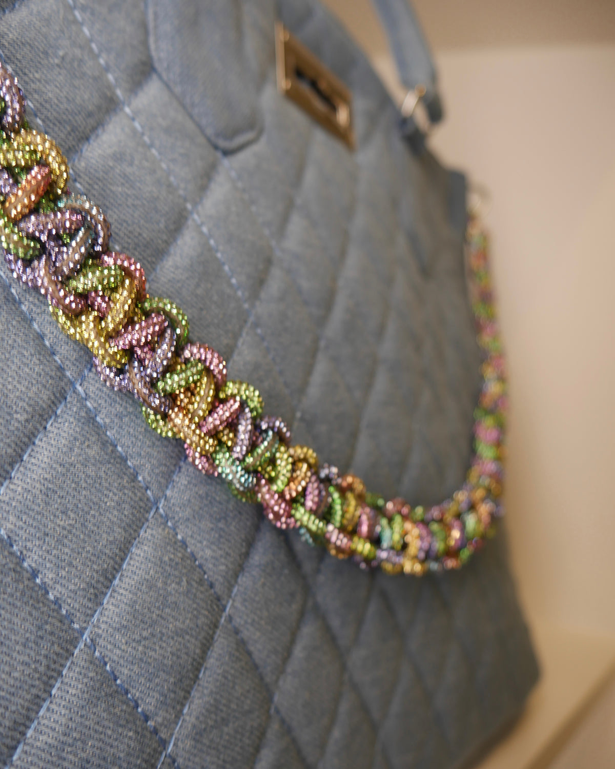 Chez La Mer Saint Tropez mini Bag in Light Denim