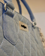Chez La Mer Saint Tropez mini Bag in Light Denim